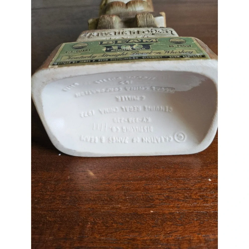 Jim Beam Decanter Hawaiian Open 1974 Tiki Golf United Air Lines Regal China